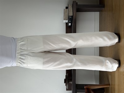 Levin Linen / Tensel Ekru Baggy Pantolon