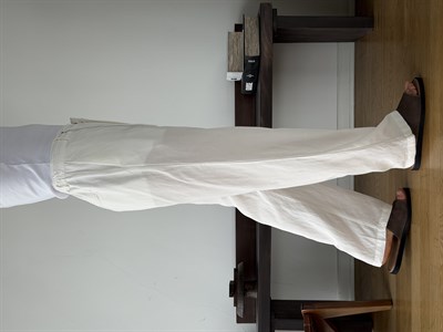Levin Linen / Tensel Ekru Baggy Pantolon