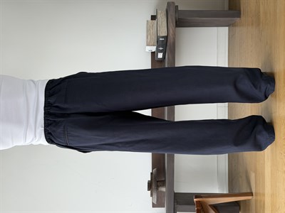 Levin Linen / Tensel Lacivert Baggy Pantolon