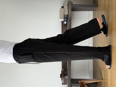 Levin Linen / Tensel Siyah Baggy Pantolon