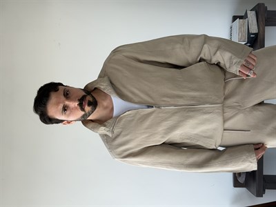 Levin Linen / Tensel Bej Ceket