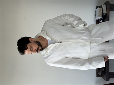 Levin Linen / Tensel Beyaz Ceket