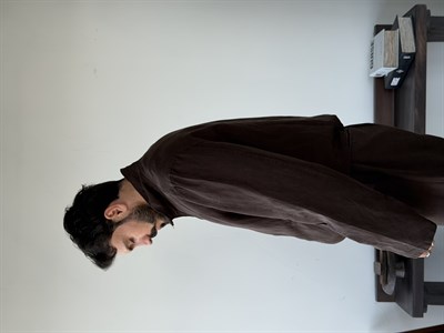 Levin Linen / Tensel Kahverengi Ceket