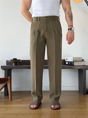 Linda Double Haki Baggy Pantolon