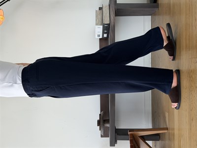 Linda Double Lacivert Baggy Pantolon