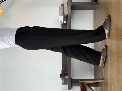 Linda Double Siyah Baggy Pantolon
