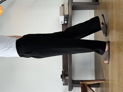 Linda Double Siyah Baggy Pantolon