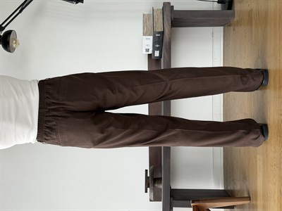 Linora Kahve Viscon Keten Baggy Pantolon 