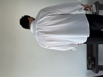 Lorenti Linen Karışımlı Beyaz Gömlek