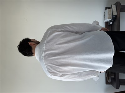 Lorenti Linen Karışımlı Beyaz Gömlek