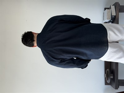 Lorenti Linen Karışımlı Lacivert Gömlek