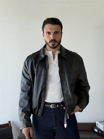 Lucca Bomber Deri Ceket
