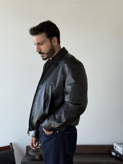 Lucca Bomber Deri Ceket