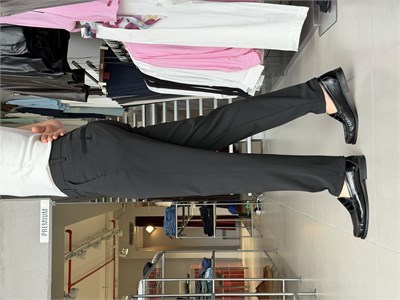 Luven Siyah Regular Fit Pantolon