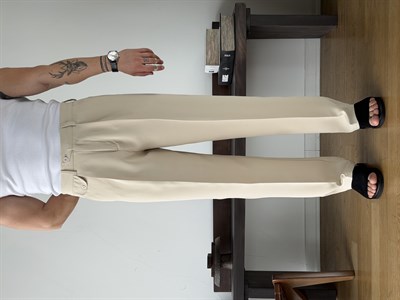 Lyon Bej Baggy Pantolon