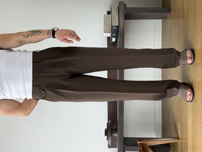 Lyon Kahve Baggy Pantolon