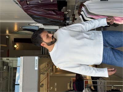 Makalla Ekru Boxy Fit Sweatshirt