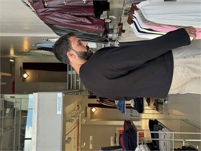 Makalla Siyah Boxy Fit Sweatshirt