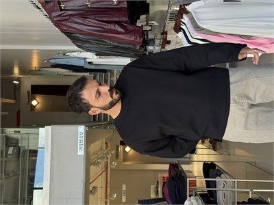 Makalla Siyah Boxy Fit Sweatshirt
