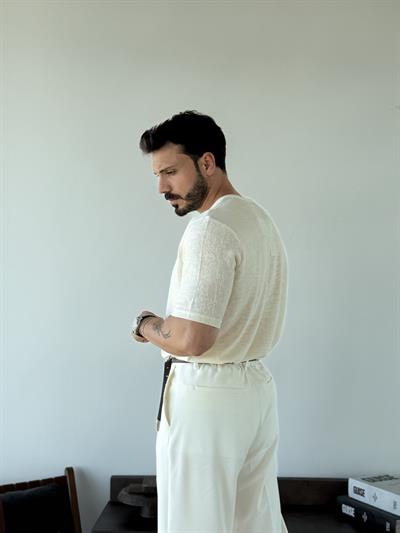 Martino Ekru Tişört