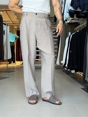 Minga Bej Lyocell Pantolon