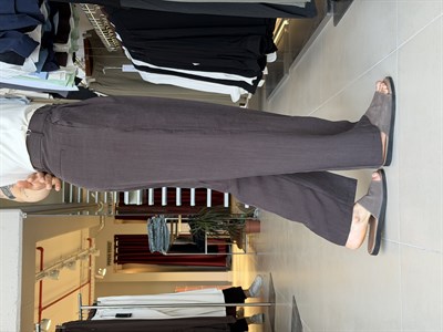 Minga Dark Brown Lyocell Pantolon
