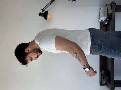 Next Fitilli Henley Ekru Tişört