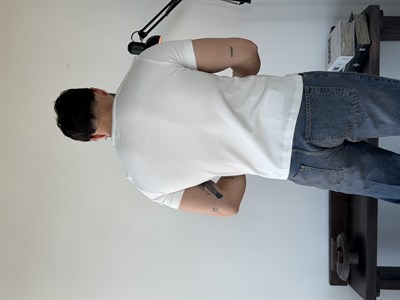Next Fitilli Henley Ekru Tişört