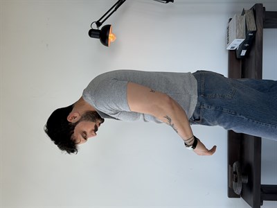 Next Fitilli Henley Gri Tişört