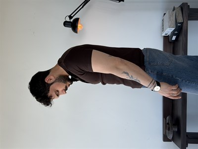 Next Fitilli Henley Kahve Tişört