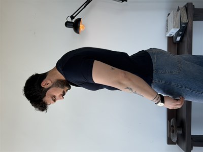Next Fitilli Henley Lacivert Tişört