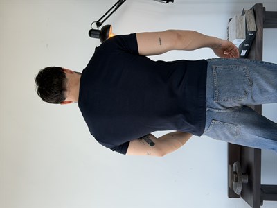 Next Fitilli Henley Lacivert Tişört