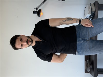 Next Fitilli Henley Siyah Tişört