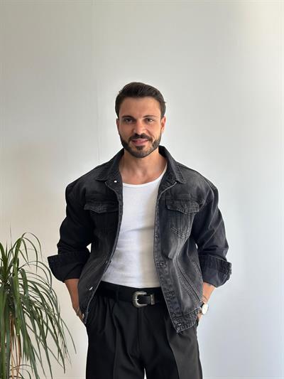 North Denim Black Ceket