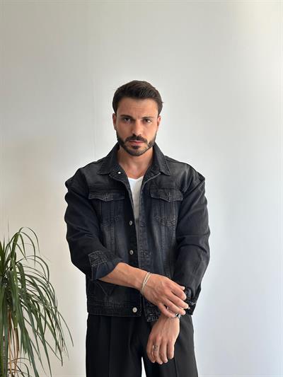 North Denim Black Ceket