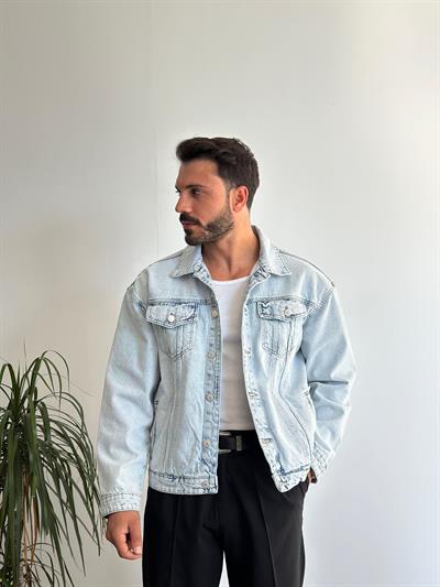 North Denim Buz Mavi Ceket