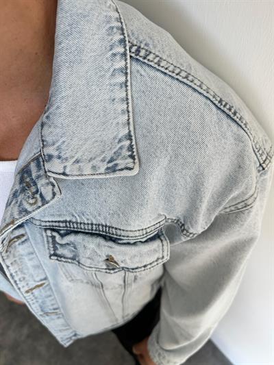 North Denim Buz Mavi Ceket