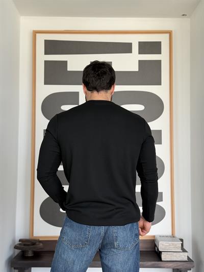 Oblea Henley Siyah Sweat