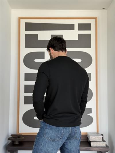Oblea Henley Siyah Sweat