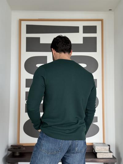 Oblea Henley Zümrüt Sweat