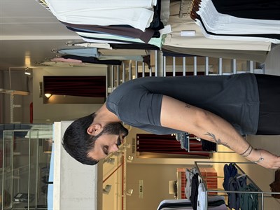 Odin Modal Henley Antrasit Tişört