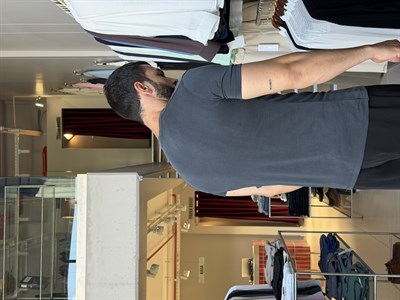 Odin Modal Henley Antrasit Tişört
