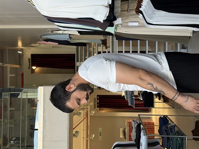 Odin Modal Henley Beyaz Tişört