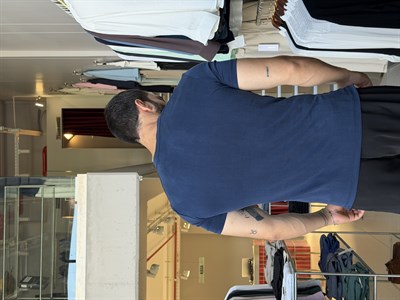 Odin Modal Henley Lacivert Tişört
