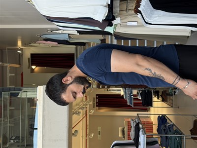 Odin Modal Henley Lacivert Tişört