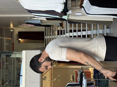 Odin Modal Henley Latte Tişört
