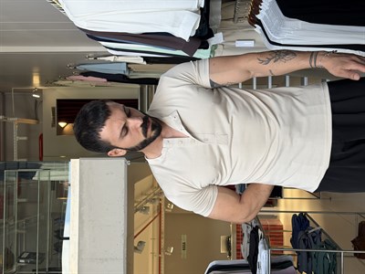 Odin Modal Henley Latte Tişört