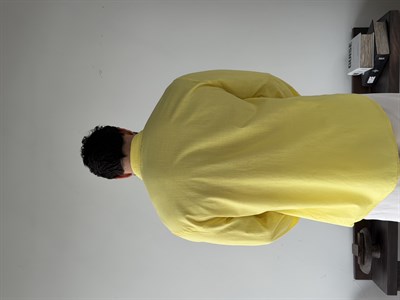 Ohio Yarı Oversize %100 Sarı Gömlek