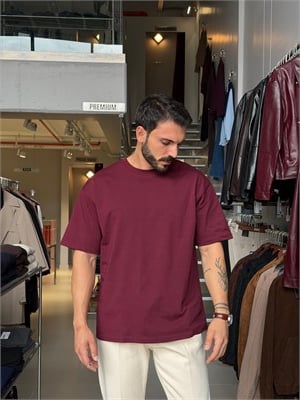 Olite Premium Bordo Tişört