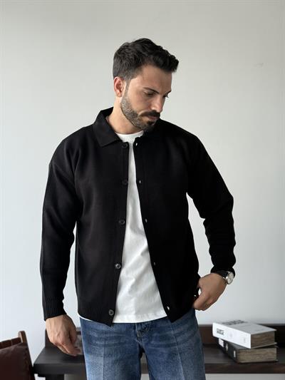 Olven Siyah Triko Hırka